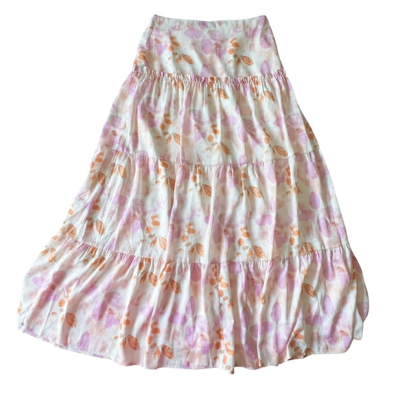 House of Harlow x Revolve Sofia Richie Tammy Maxi Skirt in Watercolor Floral | M - Picture 5 of 9